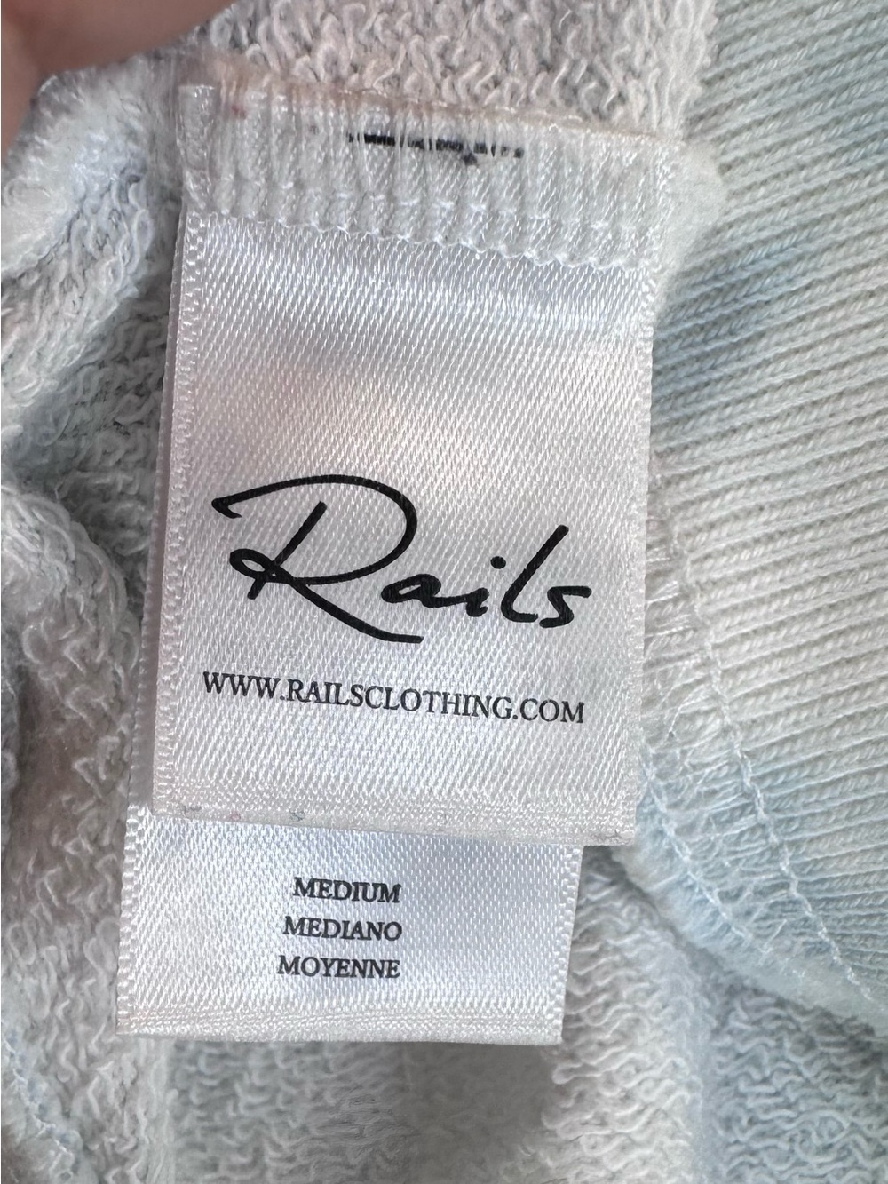 Rails Ramona Light Blue Tie Dye Crewneck Sweatshirt Size M - Picture 5 of 7